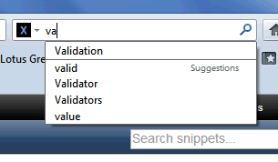 Image:XSnippets sitesine Arama ve Favori özellikleri eklendi...